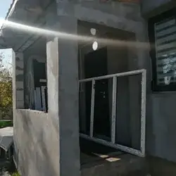 Остекление крыльца и установка входной двери